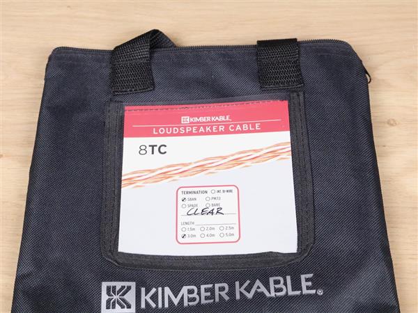 Grote foto kimber kable 8tc all clear audio speaker cables 3 0 metre audio tv en foto onderdelen en accessoires