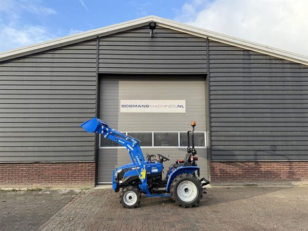 Grote foto solis 20 4wd minitractor agribanden met frontlader voorlader agrarisch tractoren