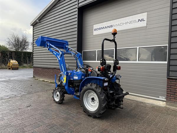 Grote foto solis 20 4wd minitractor agribanden met frontlader voorlader agrarisch tractoren