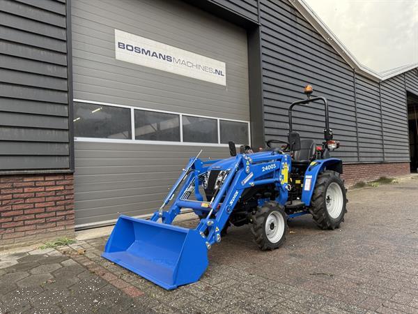 Grote foto solis 20 4wd minitractor agribanden met frontlader voorlader agrarisch tractoren