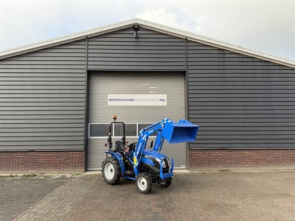 Grote foto solis 20 4wd minitractor agribanden met frontlader voorlader agrarisch tractoren