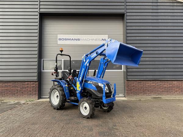 Grote foto solis 20 4wd minitractor agribanden met frontlader voorlader agrarisch tractoren