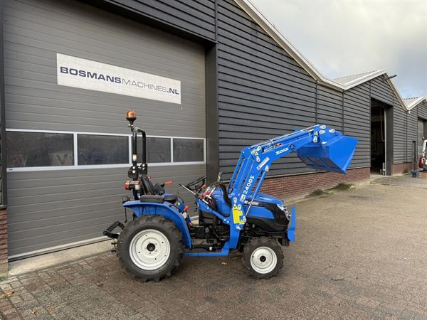 Grote foto solis 20 4wd minitractor agribanden met frontlader voorlader agrarisch tractoren
