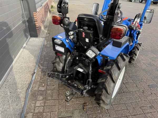 Grote foto solis 20 4wd minitractor agribanden met frontlader voorlader agrarisch tractoren