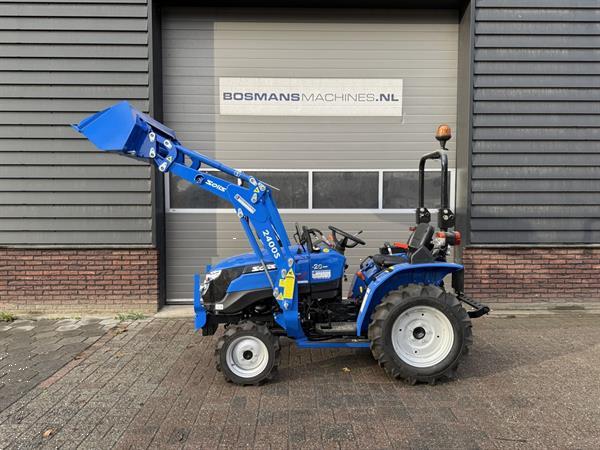 Grote foto solis 20 4wd minitractor agribanden met frontlader voorlader agrarisch tractoren