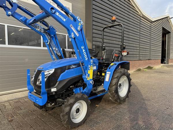 Grote foto solis 20 4wd minitractor agribanden met frontlader voorlader agrarisch tractoren
