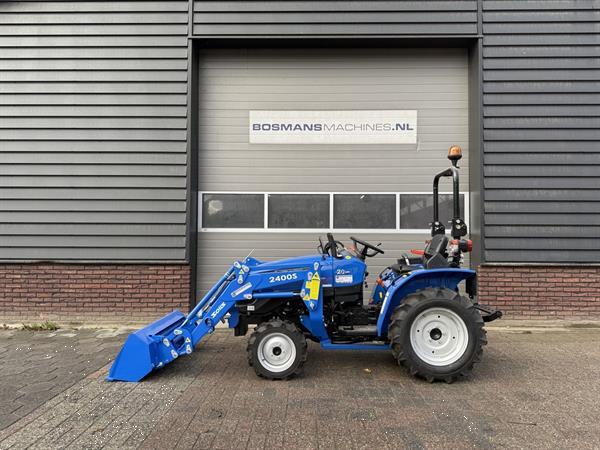 Grote foto solis 20 4wd minitractor agribanden met frontlader voorlader agrarisch tractoren