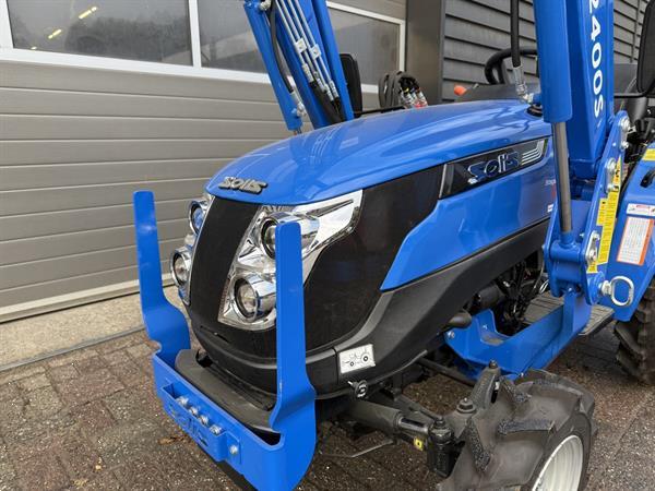 Grote foto solis 20 4wd minitractor agribanden met frontlader voorlader agrarisch tractoren