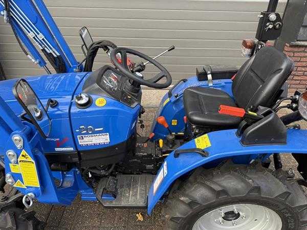 Grote foto solis 20 4wd minitractor agribanden met frontlader voorlader agrarisch tractoren