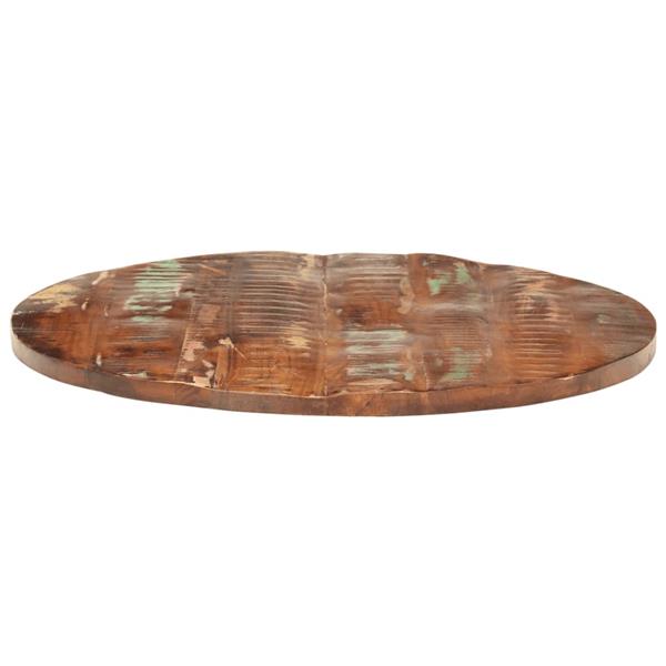 Grote foto vidaxl tafelblad rond 70x2 5 cm massief gerecycled hout antiek en kunst stoelen en banken