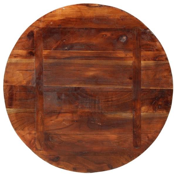 Grote foto vidaxl tafelblad rond 70x2 5 cm massief gerecycled hout antiek en kunst stoelen en banken