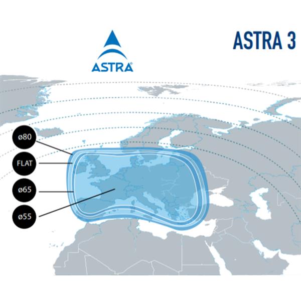 Grote foto travel vision r7 duo 65cm duo versie gratis opbergtas telecommunicatie satellietontvangers