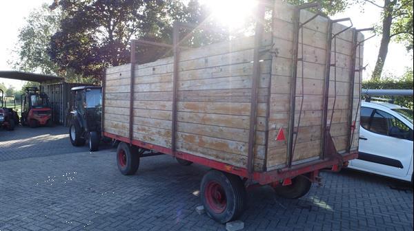 Grote foto veewagen plattewagen met kenteken agrarisch aanhangwagens