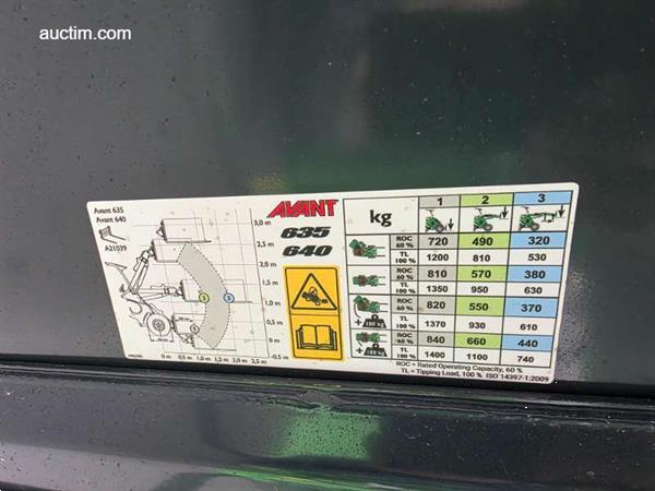 Grote foto avant 635 tdl kniklader 2022 agrarisch shovels