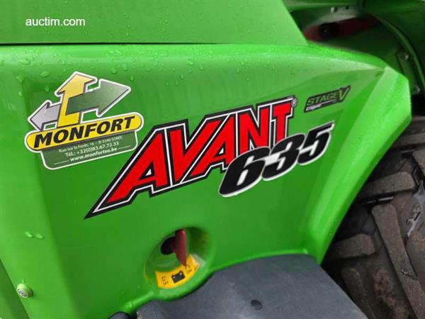 Grote foto avant 635 tdl kniklader 2022 agrarisch shovels