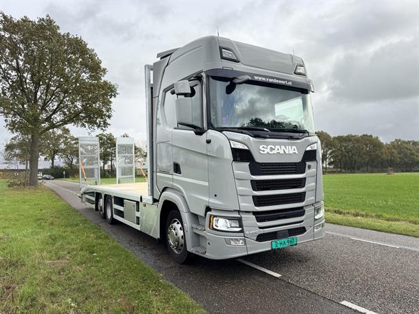 Grote foto scania s450 ngs 6x2 machine transporter oprij vrachtwagen euro 6 automaat full air 2019 doe het zelf en verbouw vrachtwagens