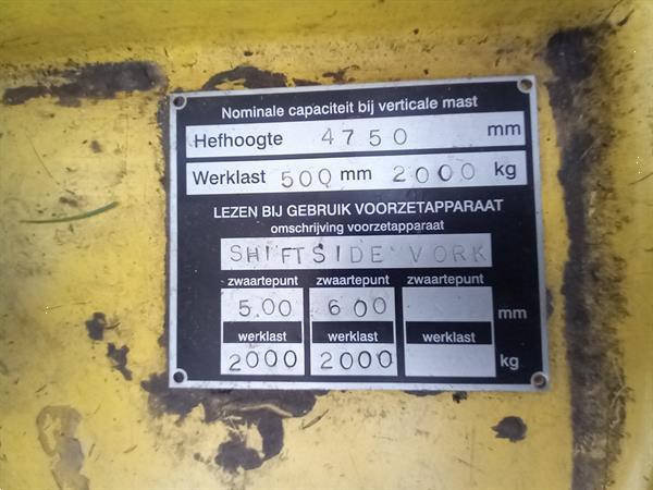 Grote foto hyster j 3 00 xm heftruck triplo 4 7 m shift low 1300 uur agrarisch heftrucks