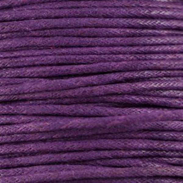 Grote foto waxkoord 1.5 mm paars purple 1 2 mtr sieraden tassen en uiterlijk kettingen