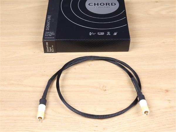 Grote foto chord company signature super aray highend digital audio interconnect rca 1 0 metre audio tv en foto onderdelen en accessoires