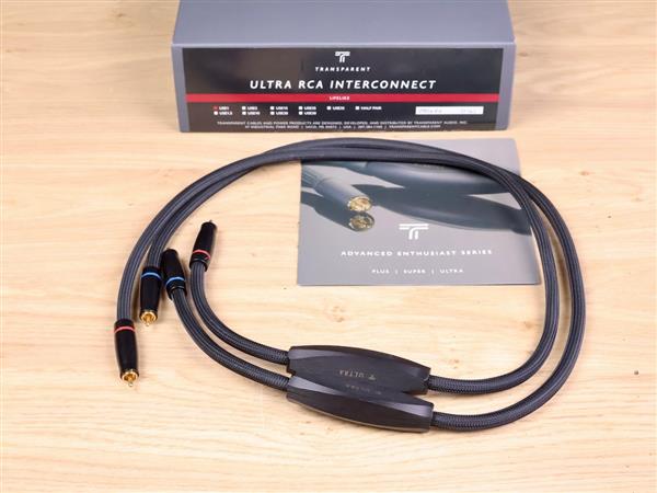 Grote foto transparent audio ultra g6 highend audio interconnects rca 1 0 metre audio tv en foto onderdelen en accessoires