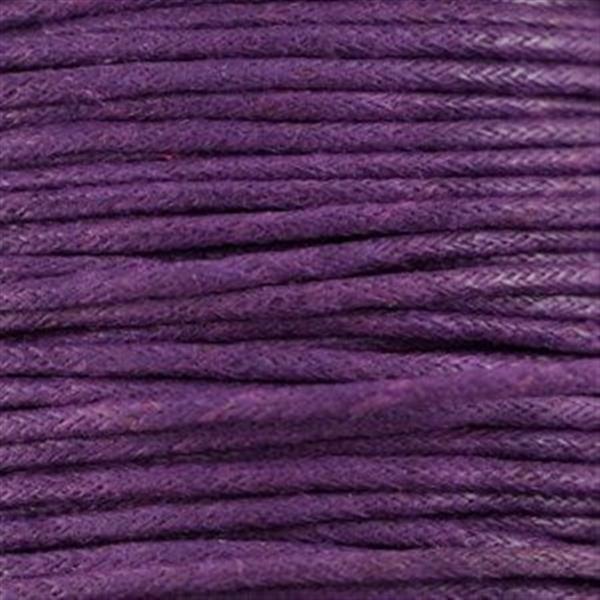 Grote foto waxkoord 1.5 mm paars purple 1 2 mtr kleding dames sieraden