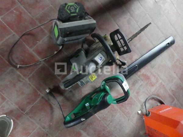 Grote foto kettingzaag op accu heggenschaar doe het zelf en verbouw gereedschappen en machines