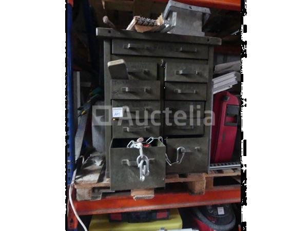 Grote foto kast met 10 lades en inhoud doe het zelf en verbouw onderdelen en accessoires