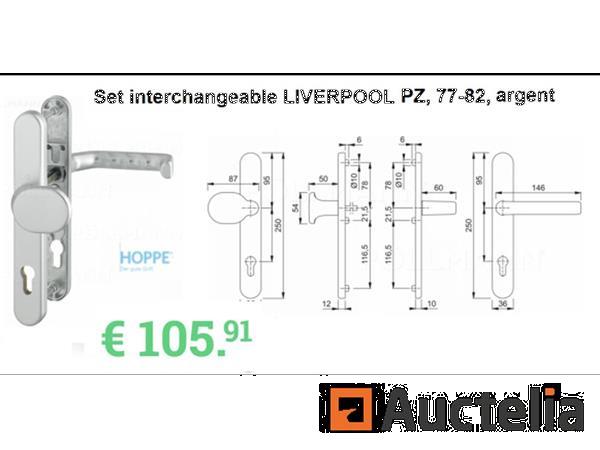 Grote foto hoppe liverpool pz 92 mm voordeurset doe het zelf en verbouw onderdelen en accessoires