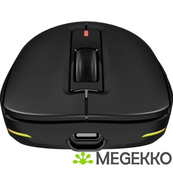 Grote foto genesis nmg 2193 gaming muis ambidextrous bluetooth usb type c zwart computers en software overige computers en software