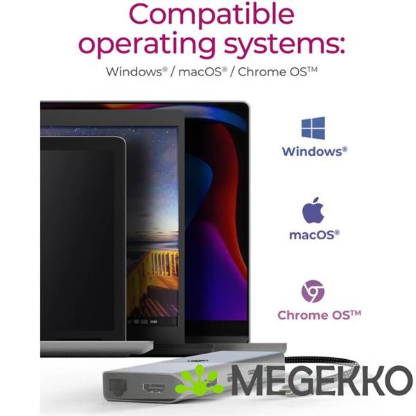 Grote foto icy box ib dk4061 cpd bedraad usb 3.2 gen 1 3.1 gen 1 type c grijs computers en software overige computers en software