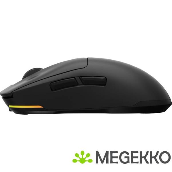 Grote foto genesis nmg 2193 gaming muis ambidextrous bluetooth usb type c zwart computers en software overige computers en software