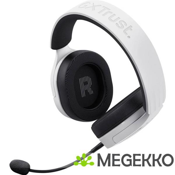 Grote foto trust gxt 491w fayzo draadloos rgb wit audio tv en foto koptelefoons