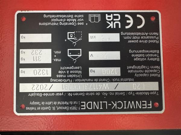 Grote foto l 20 as 1173 new unused 1.2 t 1000 mm doe het zelf en verbouw hefwerktuigen