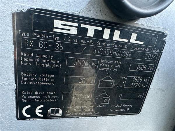 Grote foto vs 22455 elektrische triplex container heftruck still rx60 35 agrarisch heftrucks