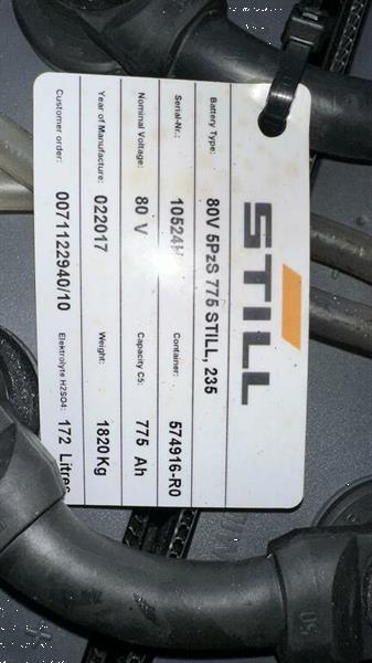 Grote foto vs 22455 elektrische triplex container heftruck still rx60 35 agrarisch heftrucks