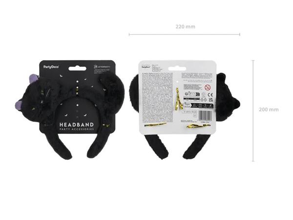 Grote foto kat haarband zwart 23 5cm verzamelen overige verzamelingen