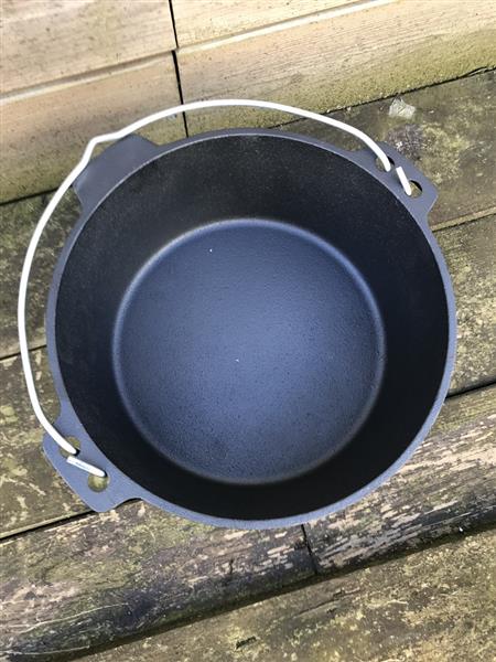 Grote foto 1 brand pot ijzer capaciteit 4 liter huis en inrichting woningdecoratie