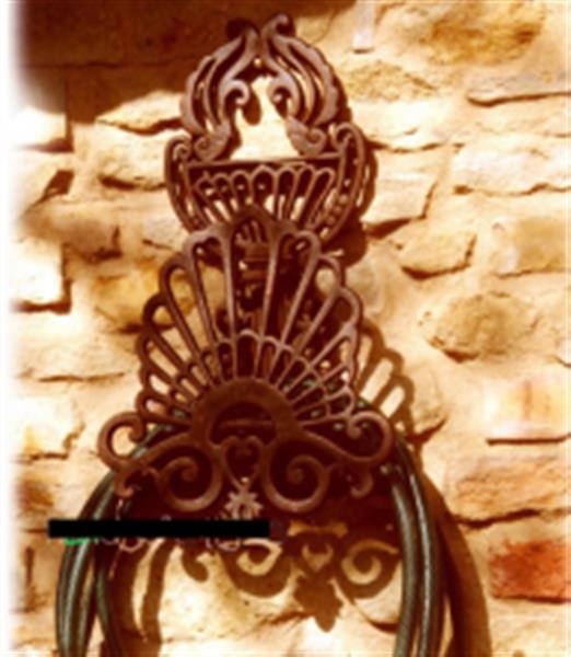 Grote foto tuinslang houder gemaakt van gietijzer weerbestendig tuin en terras tuindecoratie