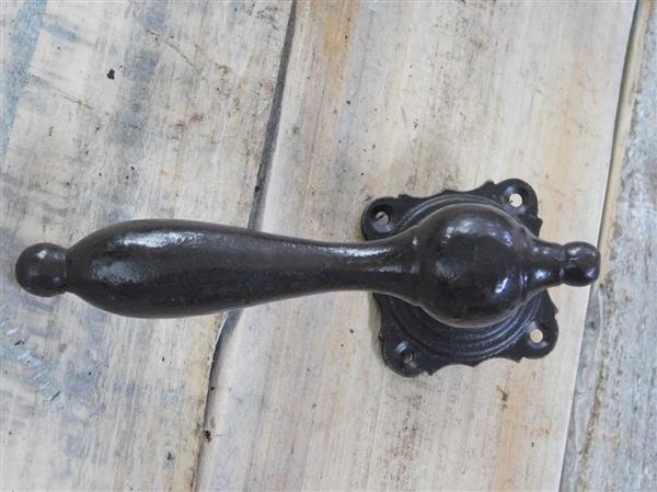 Grote foto set deurbeslag 2 x cotta deurgrepen 2 roz. sleutel 2 roz. doorn pz92 deur ijzer geboend i doe het zelf en verbouw materialen en producten