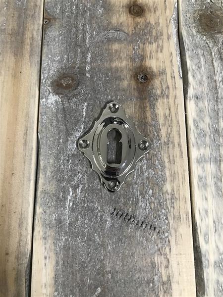 Grote foto slotrozet gepolijst nikkel voor kamerdeuren bb doe het zelf en verbouw materialen en producten