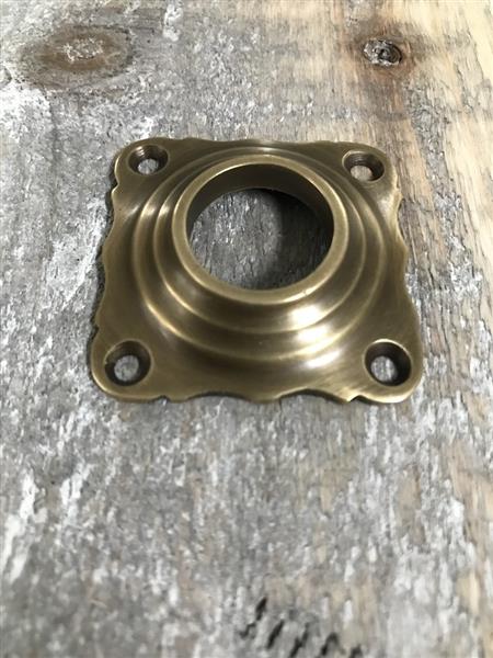 Grote foto rozet gepatineerd messing klinkrozet doe het zelf en verbouw materialen en producten