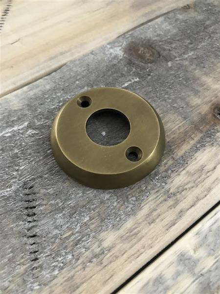 Grote foto klinkrozet rond messing gepatineerd doe het zelf en verbouw materialen en producten