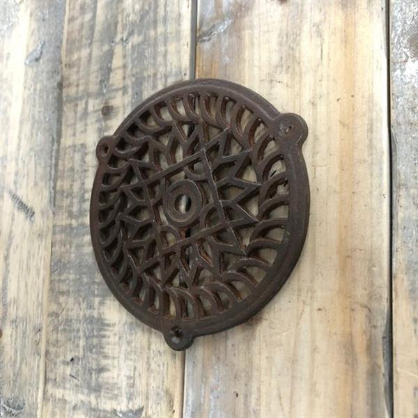 Grote foto wandbord luchtrooster van ijzer m huis en inrichting kachels en openhaarden