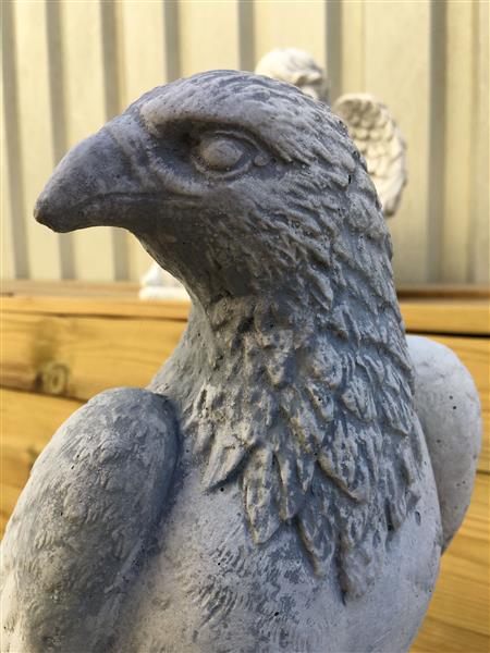 Grote foto een prachtige zittende adelaar vol steen. tuin en terras tuindecoratie