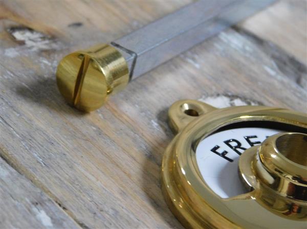 Grote foto sloten voor wc deur toilet deurslot dicht en bezet inactief messing doe het zelf en verbouw materialen en producten