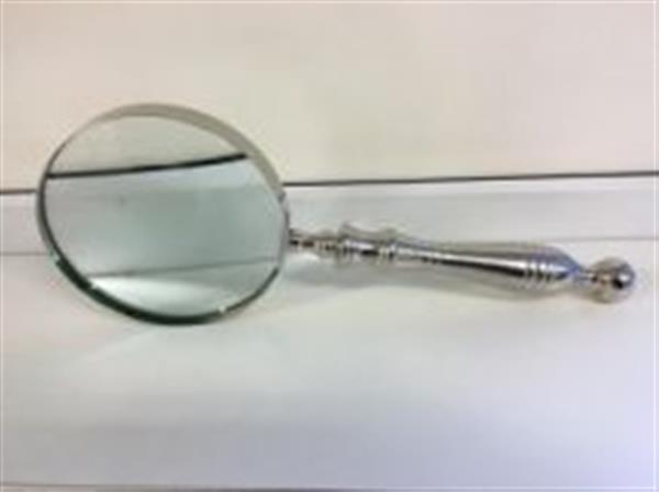 Grote foto vergrootglas loep alu handvat mooi groot huis en inrichting woningdecoratie