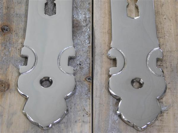 Grote foto set deurbeslag tilspet nikkel bb schilden fraai doe het zelf en verbouw materialen en producten