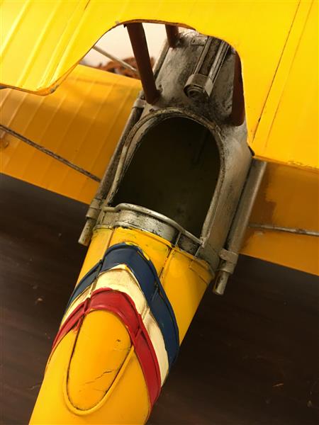 Grote foto handgemaakt vliegtuig xl groot tuin en terras tuindecoratie