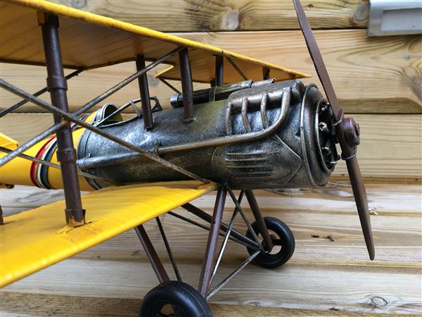 Grote foto handgemaakt vliegtuig xl groot tuin en terras tuindecoratie