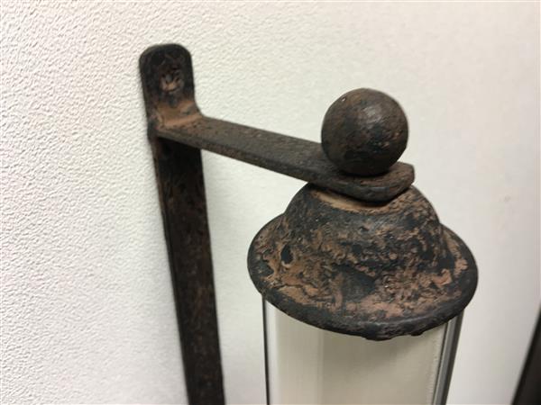 Grote foto metalen frame met glazen thermometer prachtig klassiek nog 2 tuin en terras tuindecoratie